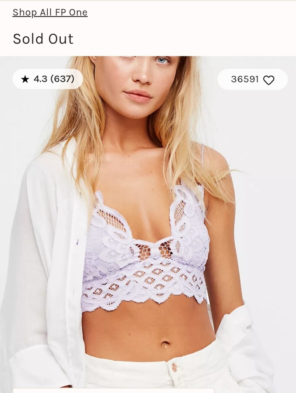 FP One "Adella" Bralette, L